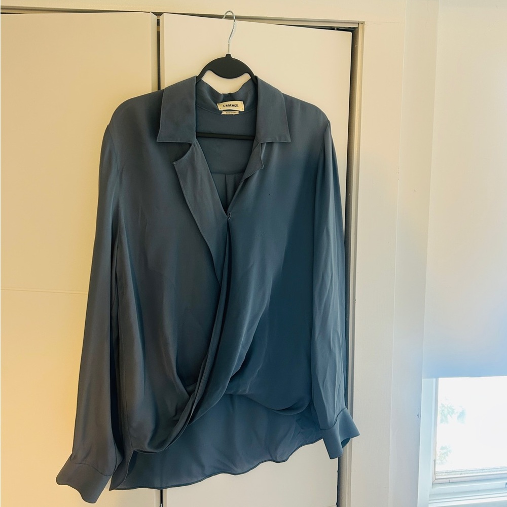L’AGENCE Silk Shirt